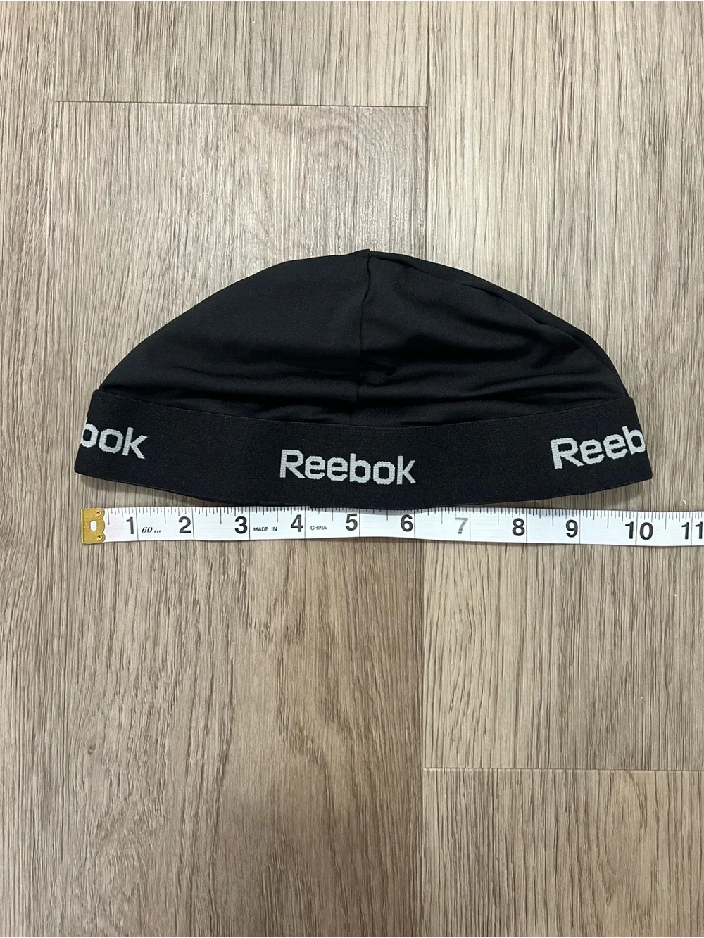Reebok Black Performance Skull Cap Beanie One Size
